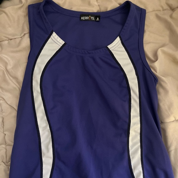 Purple and White Athletic Tank Top - Picture 1 of 1